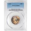 Image 1 : 1949 Washington Quarter Coin PCGS MS65 Amazing Toning