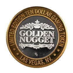 .999 Silver Golden Nugget Las Vegas $10 Limited Edition Casino Gaming Token