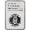 Image 1 : 1956 Proof Franklin Half Dollar Coin NGC PF66 Type 2 Ultra Cameo