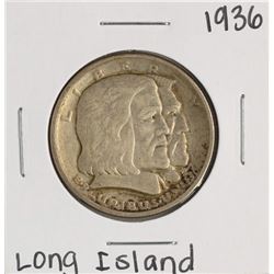 1936 Long Island Tercentenary Commemorative Half Dollar Coin