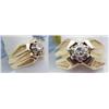 Image 1 : Mans diamond ring approx .20Ct 14kt ye