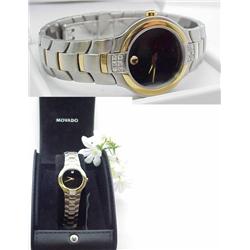 Ladys Movado watch stainless steel wit