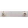 Image 1 : Diamond stud earrings approx .45Ctw 14k