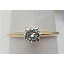 Diamond solitaire ring approx .50Ct VS 