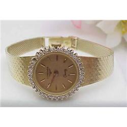 Longines watch ladys 14kt yellow gold 