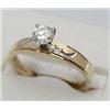 Image 1 : Ladys diamond ring approx .25Ct 14kt y