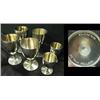Image 1 : Four Holland Pewter Cups standing 4 1/2
