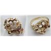 Image 1 : Ladys nugget ring 14kt yellow gold 4.8