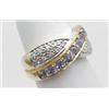 Image 1 : Ladys ring tanzanite and diamond appro