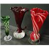 Image 1 : Collection of three vases, one cut to c