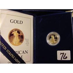 1988 1/10  oz. Proof Gold American Eagl