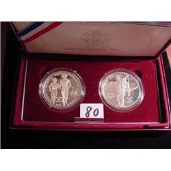 1995 Commemorative Olympic 2-Coin Proof