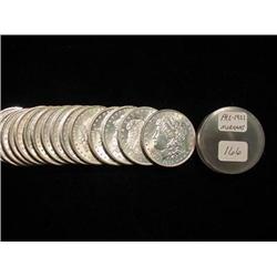 Roll of (20) Morgan Silver Dollars   Pr