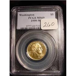 1999-W Washington $5.00 Commemorative G