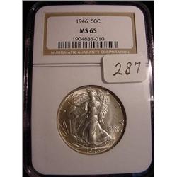 1946 Walking Liberty Half Dollar  NGC  