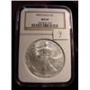 Image 1 : 2005 Silver American Eagle  NGC  MS 69