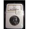 Image 1 : 1962 Franklin Half Dollar  NGC  PF 67