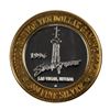 Image 2 : .999 Silver Stratosphere Las Vegas, NV $10 Casino Limited Edition Gaming Token
