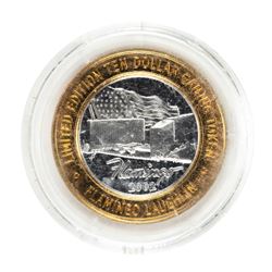 .999 Fine Silver Flamingo Casino Laughlin, NV $10 Limited Edition Gaming Token