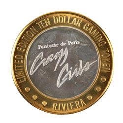.999 Silver Riviera Hotel & Casino Las Vegas $10 Casino Limited Edition Gaming Token