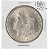 Image 1 : 1881-CC $1 Morgan Silver Dollar Coin