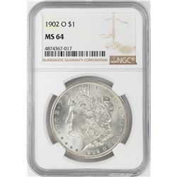 1902-O $1 Morgan Silver Dollar Coin NGC MS64