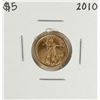 Image 1 : 2010 $5 American Gold Eagle Coin