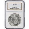 Image 1 : 1889 $1 Morgan Silver Dollar Coin NGC MS64