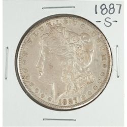 1887-S $1 Morgan Silver Dollar Coin