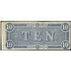 Image 2 : 1864 $10 Confederate States of America Note