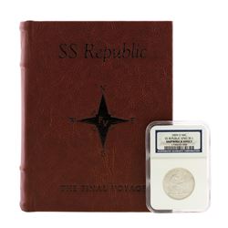 1859-O Spike in 1 Seated Liberty Half Dollar Coin NGC Shipwreck Effect w/ Book