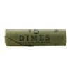Image 3 : Original Bank Roll of (50) Brilliant Uncirculated 1960-D Roosevelt Dime Coins