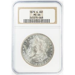 1879-S $1 Morgan Silver Dollar Coin NGC MS66