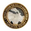 Image 1 : .999 Silver Plantation Station Sparks Nevada $10 Casino Limited Edition Gaming Token