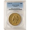 Image 1 : 1873-S Closed 3 $20 Liberty Head Double Eagle Gold Coin PCGS XF40