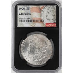 1900 $1 Morgan Silver Dollar Coin NGC Genuine