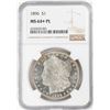 Image 1 : 1896 $1 Morgan Silver Dollar Coin NGC MS64+ PL