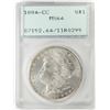 Image 1 : 1884-CC $1 Morgan Silver Dollar Coin PCGS MS64 Old Green Rattler