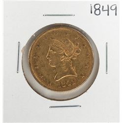 1849 $10 Liberty Head Eagle Gold Coin