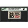 Image 1 : 1874 25 Cents Fifth Issue Fractional Currency Note Fr.1309 PMG Gem Uncirculated 65EPQ