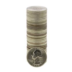 Roll of (40) Brilliant Uncirculated 1954-S Washington Quarter Coins