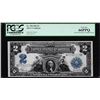 Image 1 : 1899 $2 Mini-Porthole Silver Certificate Note Fr.258 PCGS Gem New 66PPQ