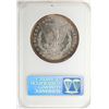 Image 2 : 1886 $1 Morgan Silver Dollar Coin NGC MS63 Nice Toning Old Fatty Holder