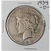 Image 1 : 1934-D $1 Peace Silver Dollar Coin