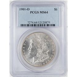 1901-O $1 Morgan Silver Dollar Coin PCGS MS64