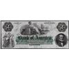 Image 1 : 1800's $2 Bank of America Rhode Island Obsolete Note