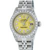 Image 2 : Rolex Ladies Stainless Steel Quickset Diamond Datejust Wristwatch With Rolex Box