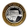 Image 1 : .999 Silver Plaza Hotel & Casino Nevada $10 Gaming Token Limited Edition