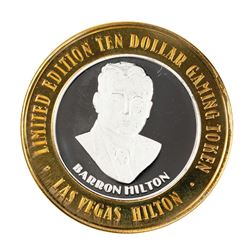 .999 Silver Hilton Las Vegas, Nevada $10 Casino Limited Edition Gaming Token