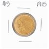 Image 1 : 1915 $5 Indian Head Half Eagle Gold Coin
